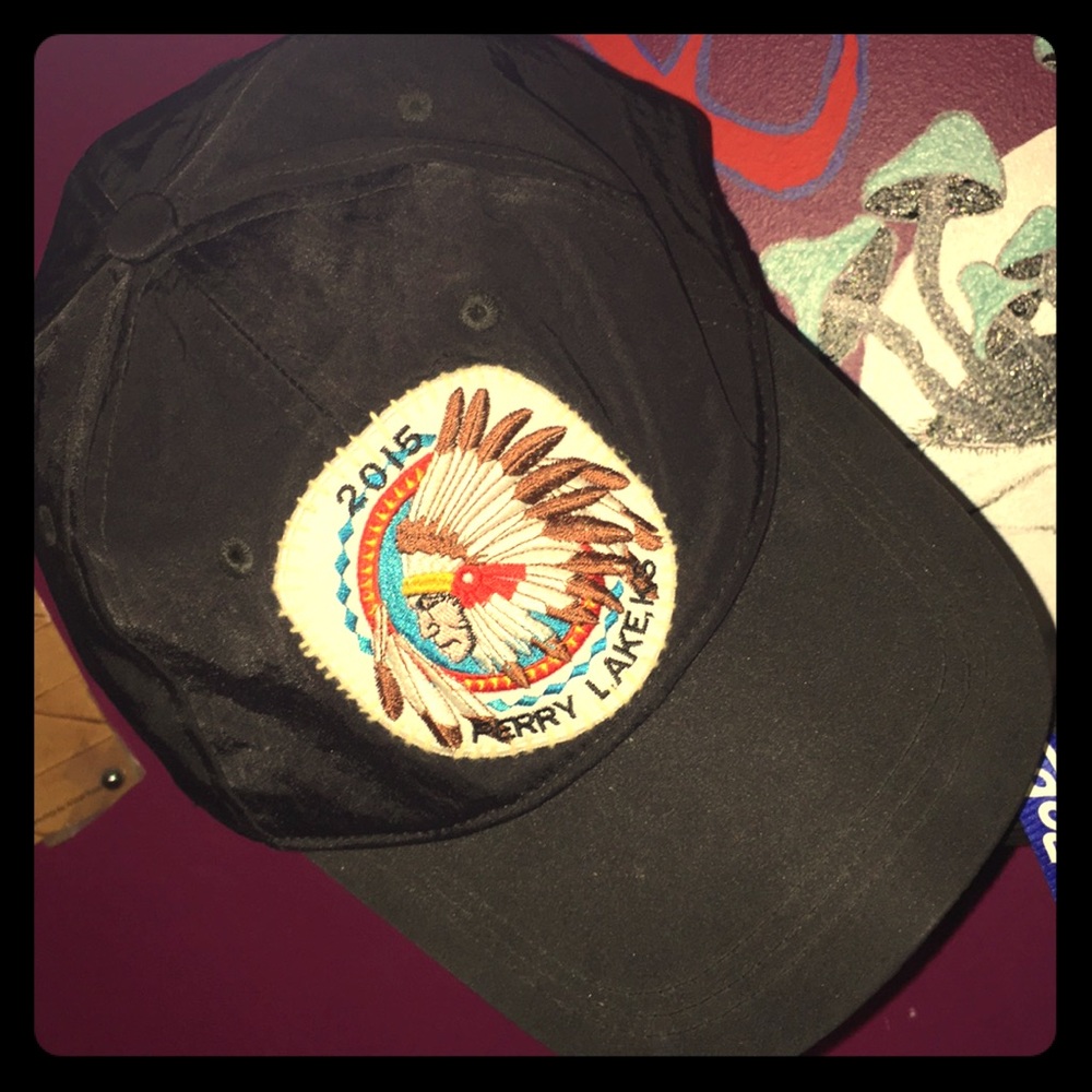 Unisex Black nylon baseball hat